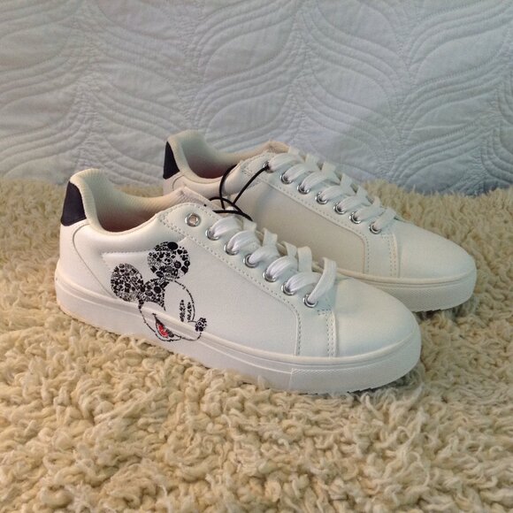 NWT Mickey Mouse Court Sneakers,"8" Tennis, Contemporary, Disney Lovers, Classic - Picture 7 of 7